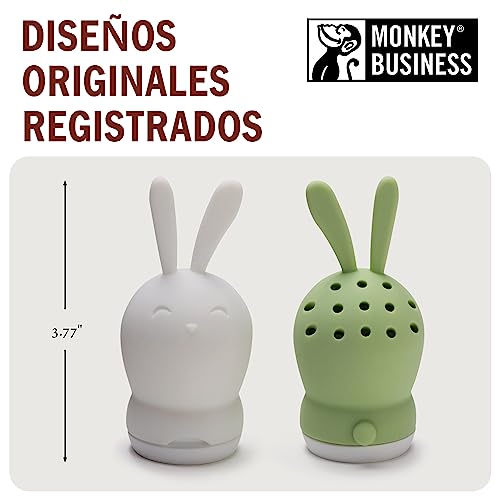 Eliminador de olores de zapatos Monkey Business/2 lindos conejitos desodorantes para zapatillas y zapatos/El carbón activado mantiene frescos los armarios y las bolsas del gimnasio/Sneakers Peekers