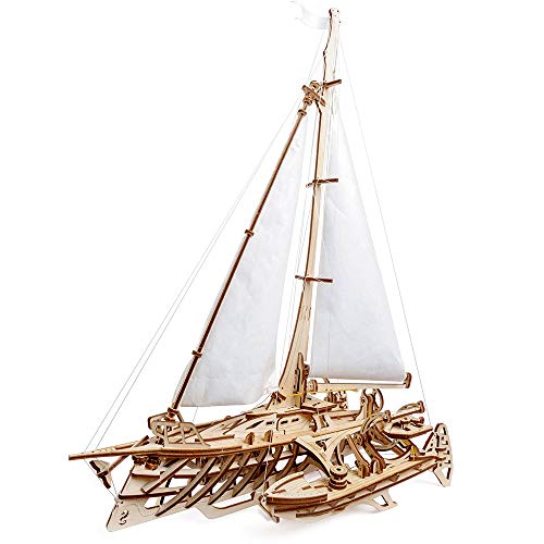 Puzzle 3D Trimarán – Construye el alma de un barco real