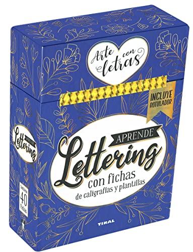 Aprende lettering. Con fichas de caligrafías y plantillas (Barajas)