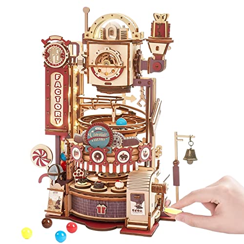 ROKR Chocolate Factory,Puzzle 3D Maquetas para Construir Montar Adultos (LGA02)