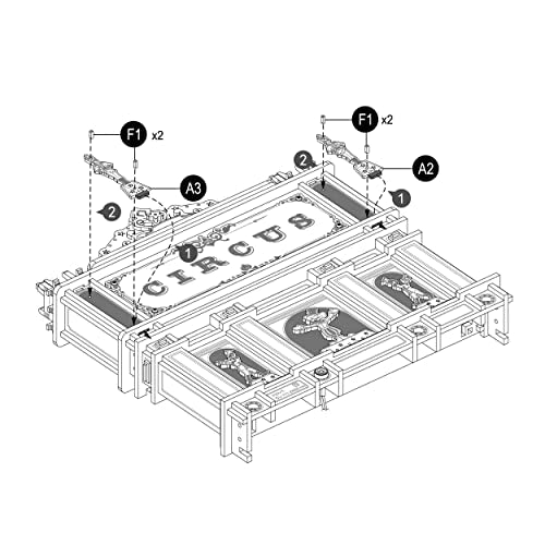 ROKR Pinball Flipper Maquetas para Construir Adultos-Puzzle 3D Juego de Mesa Adulto Idea de Regalo para Hombre Mujer