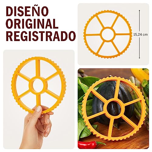 Monkey Business - Posavasos en Forma de cojín Rojo para Cocina de una Serie de Accesorios de Cocina inspirados en Pasta, Accesorios de Cocina Originales