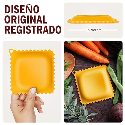 Monkey Business Cuchara con Forma de Ravioli | Cuchara de Cocina | Accesorios de Cocina | de una colección de Diferentes artilugios de Cocina únicos con Forma de Pasta