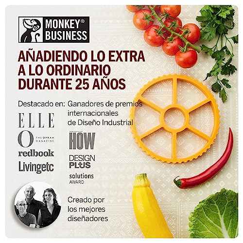 Monkey Business - Posavasos en Forma de cojín Rojo para Cocina de una Serie de Accesorios de Cocina inspirados en Pasta, Accesorios de Cocina Originales