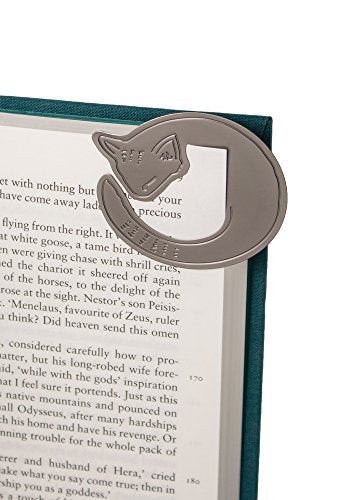 IF Curled Up Corner Metal Animal Bookmark - Cosy Cat, 36501