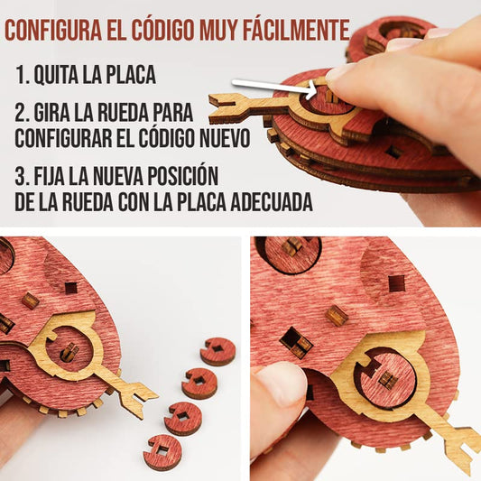 Caja Tin Woodman’s Heart – Un código, un secreto, un corazón